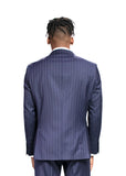 Single Breasted Pinstripe Suit