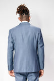 Single Breasted Pinstripe Suit