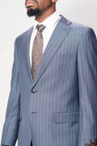 Single Breasted Pinstripe Suit