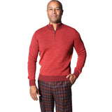 Zip Mock Neck Sweater