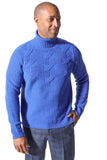 Lorenzoni Cashmere Cable Knit Turtleneck