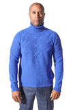 Lorenzoni Cashmere Cable Knit Turtleneck