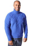 Lorenzoni Cashmere Cable Knit Turtleneck