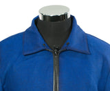 Fur Collar Wool Bomber Coat