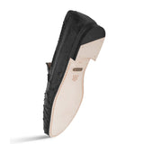 Genuine Ostrich Moccasin Slip On