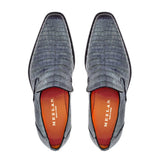 Crocodile Plain Toe Slip-On