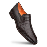 Crocodile Plain Toe Slip-On